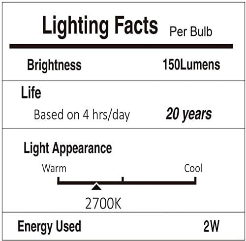 2W Commercial Outdoor String Lights for Patio Garden Lighting