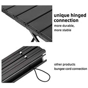 Ultralight Aluminum Folding Beach Table for Camping and Picnic
