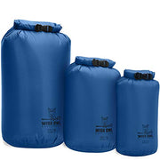 3 Pack 5L 10L 20L Lightweight Waterproof Dry Bags for Kayaking Travel