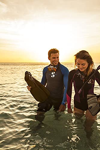 Open Heel Travel Scuba Fins for Snorkeling and Swimming