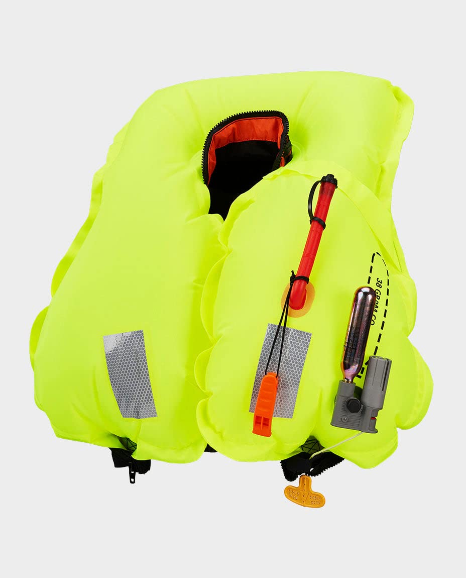 USCG Approved Automatic Inflatable PFD Life Jacket with Manual Ripcord