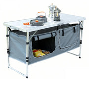 Aluminum Folding Camping Table Lightweight Portable Outdoor Table