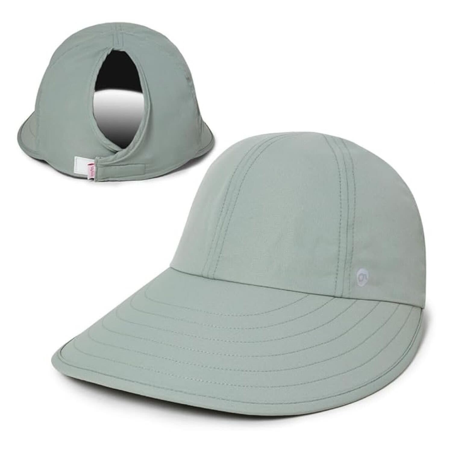 Womens Wide Brim Ponytail Sun Hat UPF 50 Sun Protection