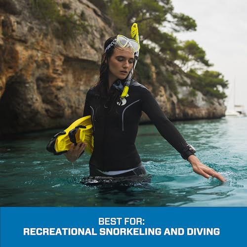 Dry Snorkel with Purge Valve Flexible Tube and Quick Connect Clip