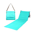 Extra Thick Portable Beach Mat Lounge Chair with Attached Zippered Tote