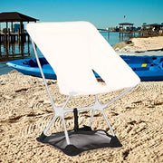 Sand Free Outdoor Rug Mat for Folding Chairs on Beach Sand