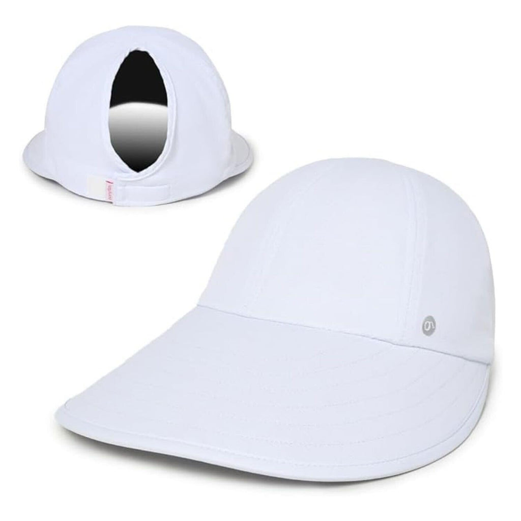 Womens Wide Brim Ponytail Sun Hat UPF 50 Sun Protection