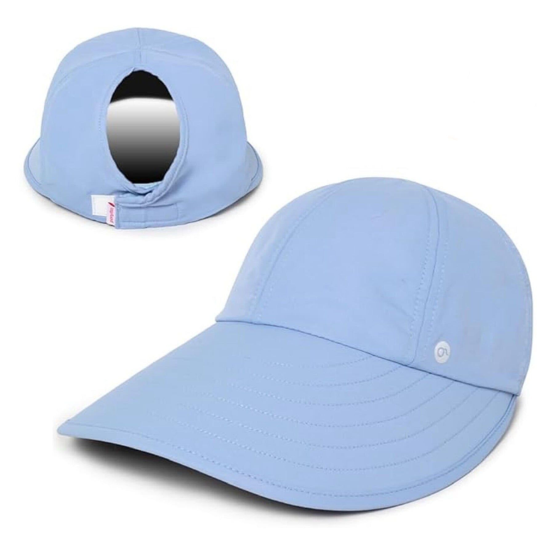 Womens Wide Brim Ponytail Sun Hat UPF 50 Sun Protection