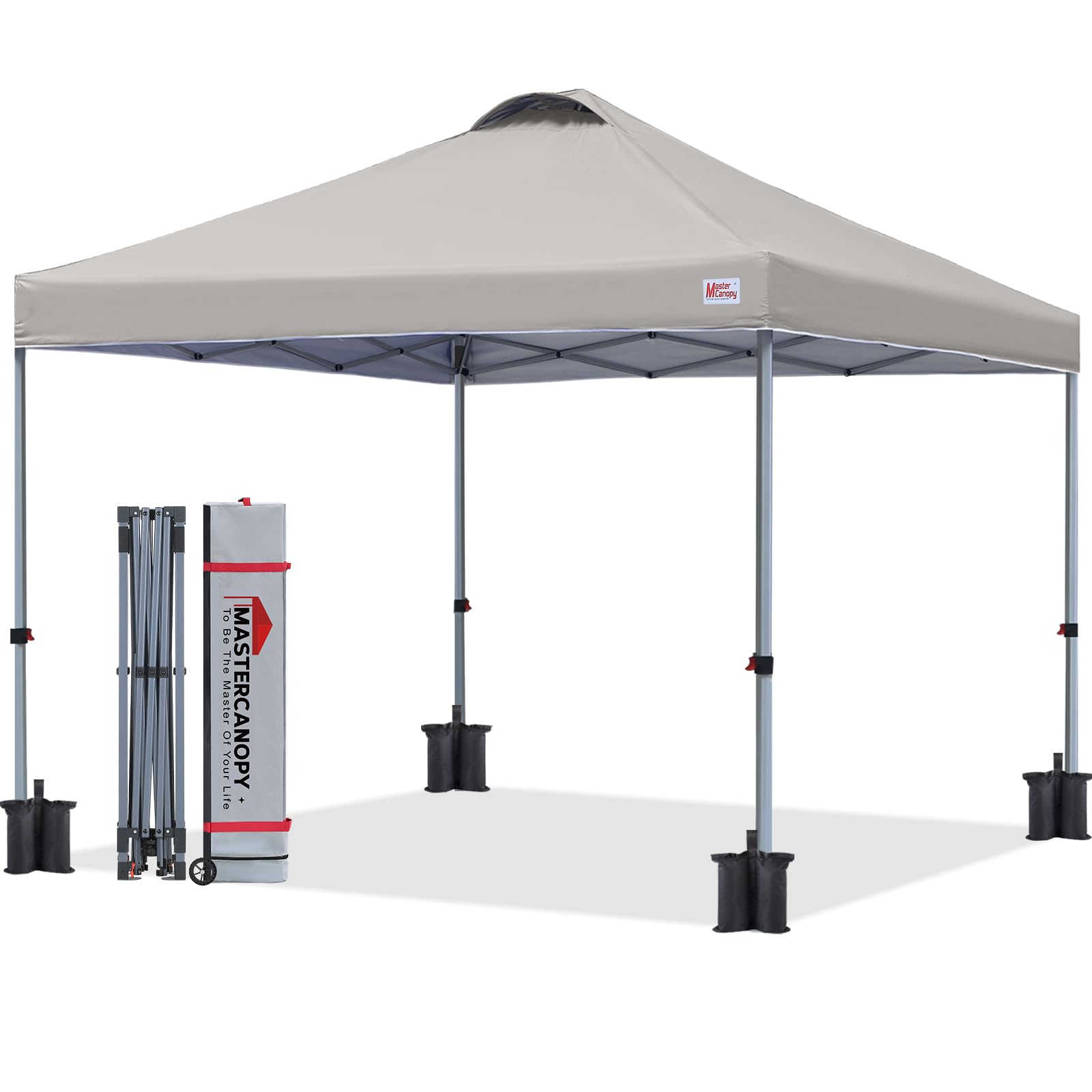 10 by 10 Pop Up Canopy Tent One Person Setup Portable Beach Shelter