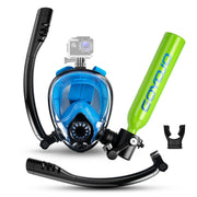 Portable Mini Scuba Tank with Refillable Backup Diving Air Bottle