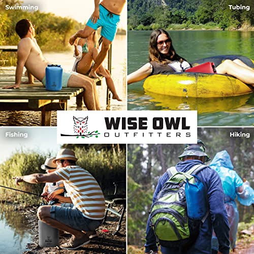 3 Pack 5L 10L 20L Lightweight Waterproof Dry Bags for Kayaking Travel