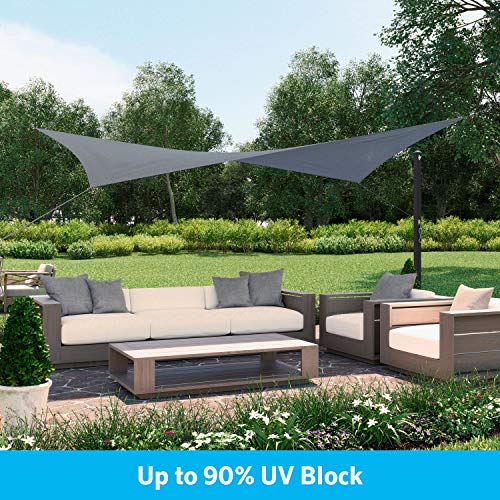 90 Percent UV Block Heavy Duty Ready to Hang Sun Shade Sail