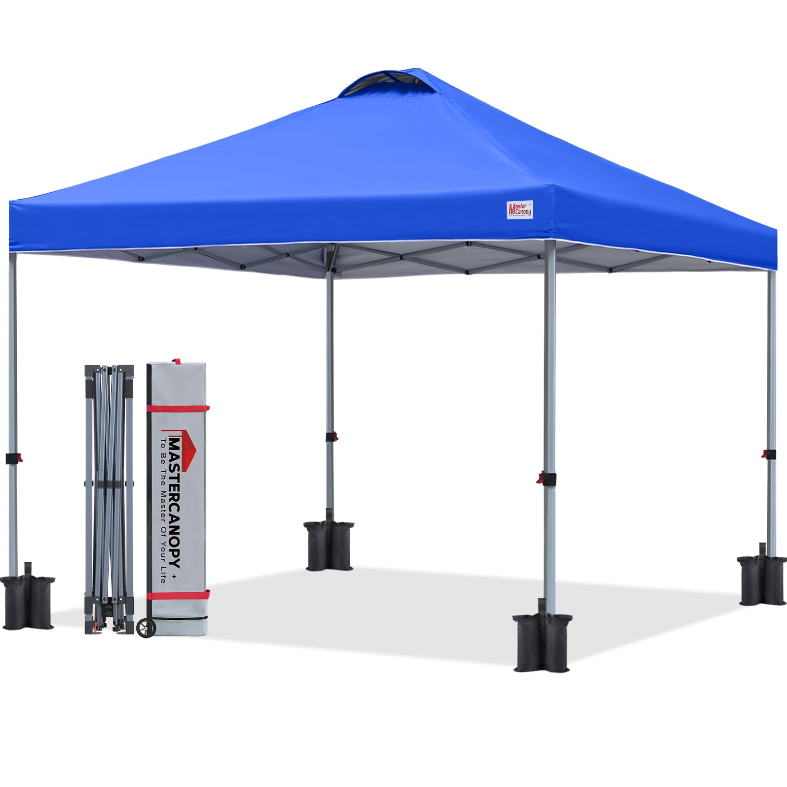 10 by 10 Pop Up Canopy Tent One Person Setup Portable Beach Shelter