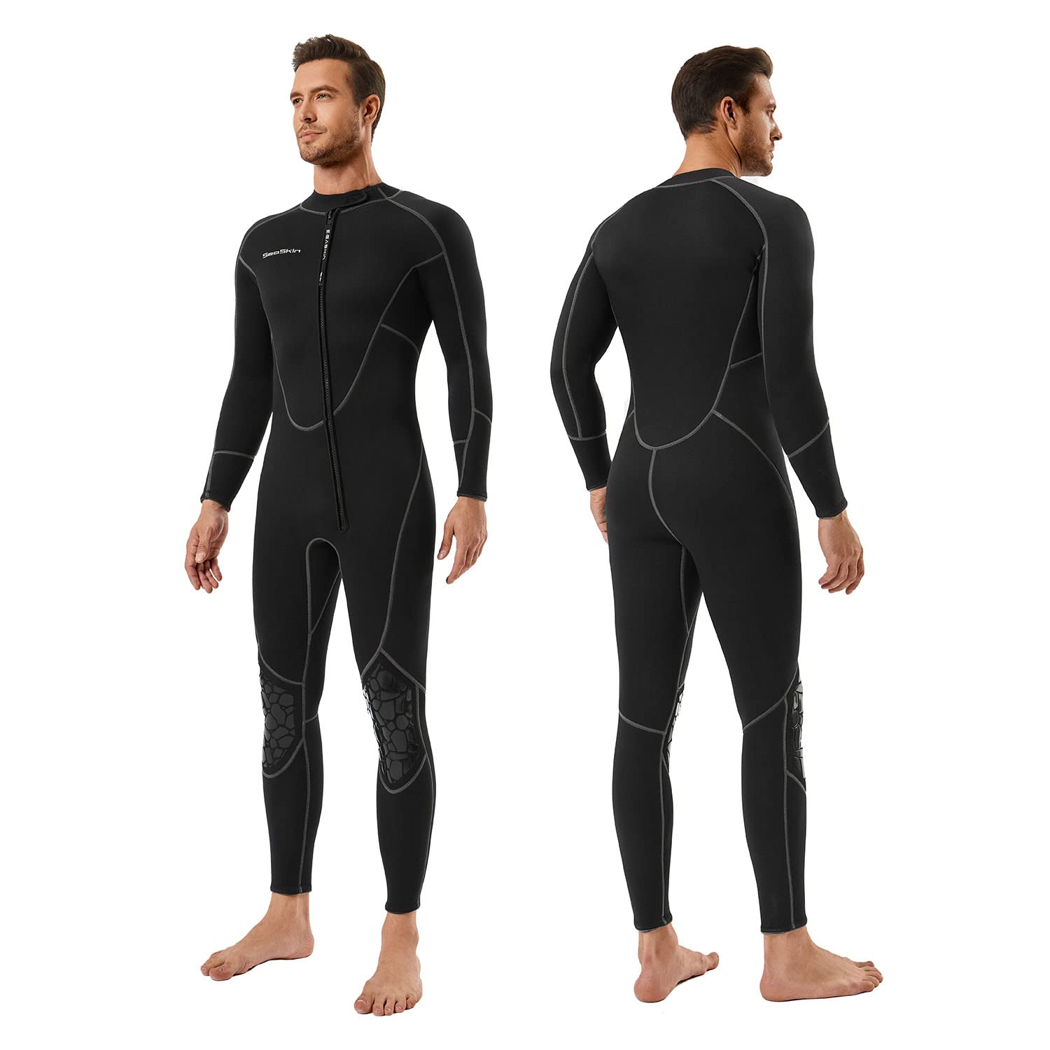 Mens Womens 3mm Shorty Wetsuit Front Zip Diving Snorkeling Kayaking Suit