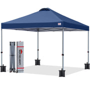 10 by 10 Pop Up Canopy Tent One Person Setup Portable Beach Shelter
