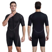 Mens Womens 3mm Shorty Wetsuit Front Zip Diving Snorkeling Kayaking Suit