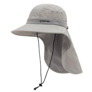UPF 50 Cooling Wide Brim Sun Hat with Neck Flap for Hiking Fishing