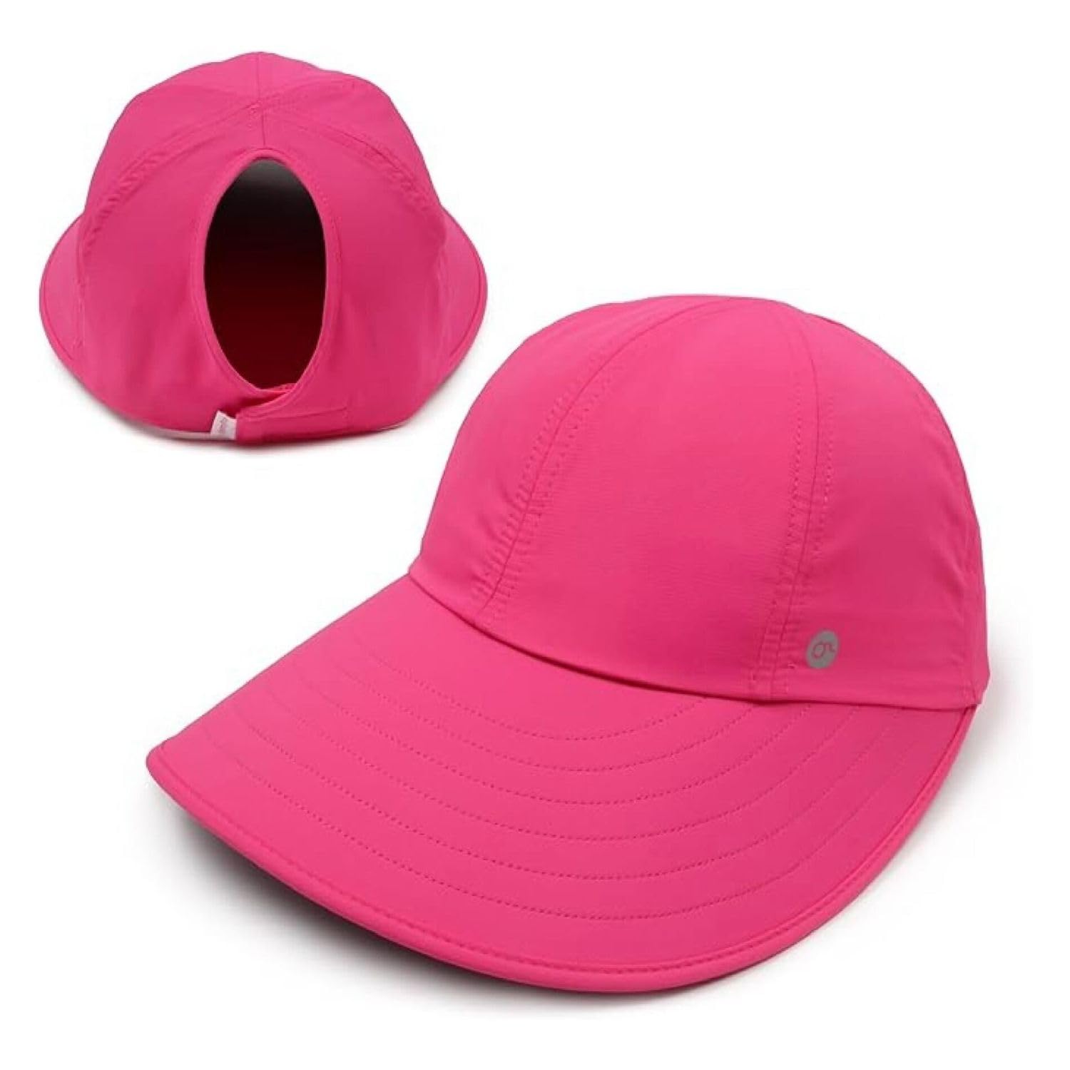 Womens Wide Brim Ponytail Sun Hat UPF 50 Sun Protection