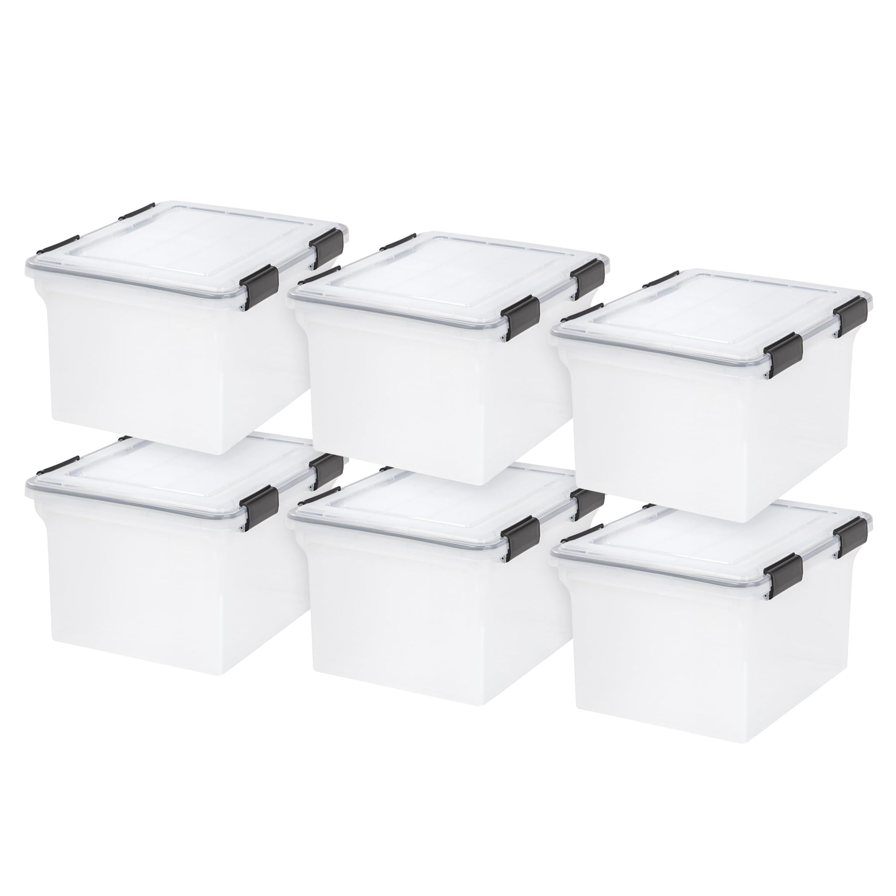 Clear Weathertight Quart Storage Box
