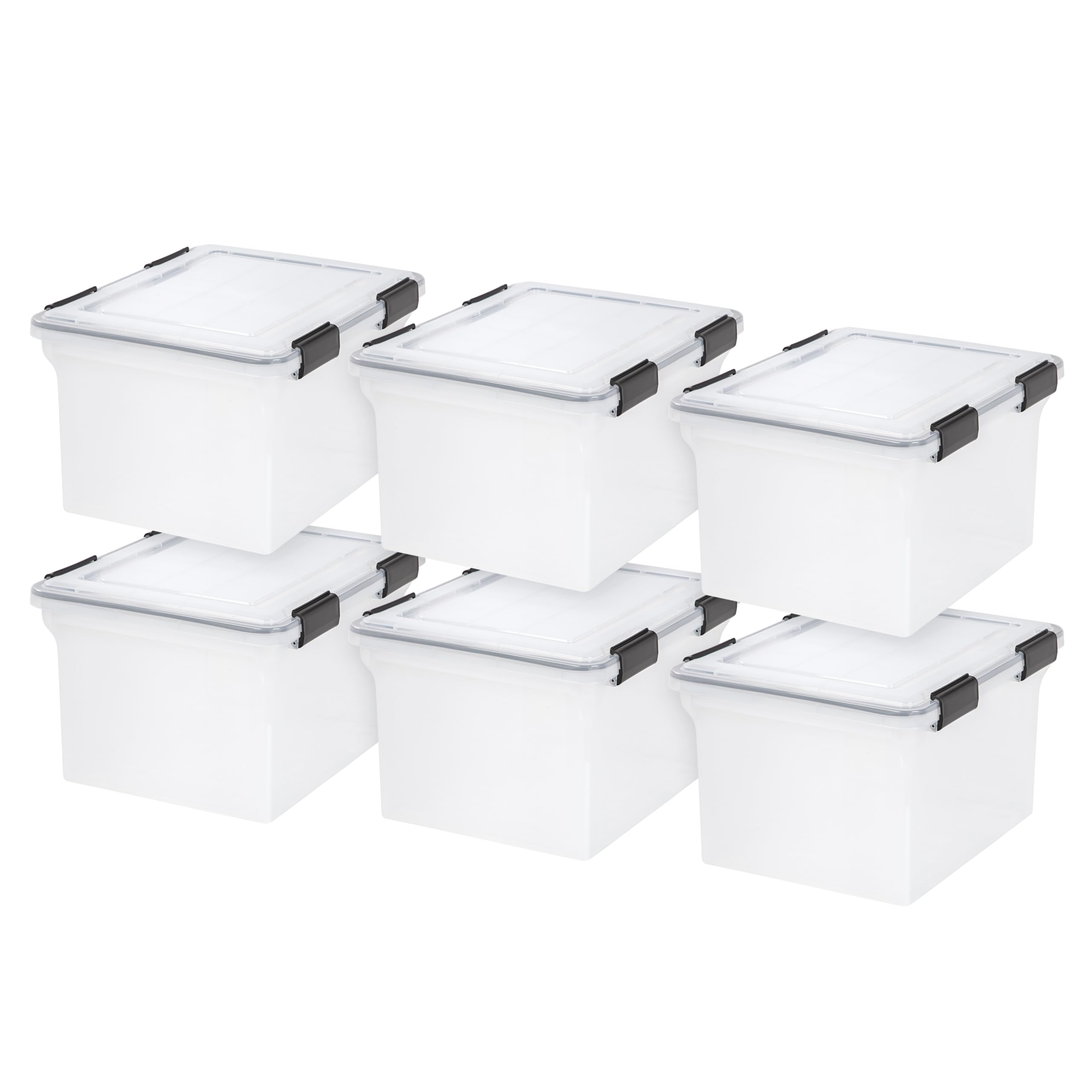 Clear Weathertight Quart Storage Box