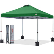 10 by 10 Pop Up Canopy Tent One Person Setup Portable Beach Shelter