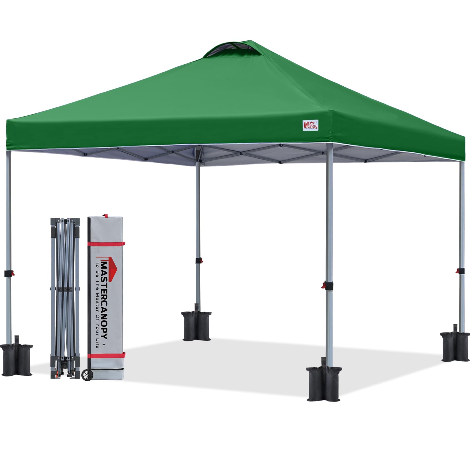 10 by 10 Pop Up Canopy Tent One Person Setup Portable Beach Shelter