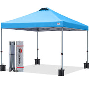 10 by 10 Pop Up Canopy Tent One Person Setup Portable Beach Shelter