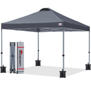 10 by 10 Pop Up Canopy Tent One Person Setup Portable Beach Shelter