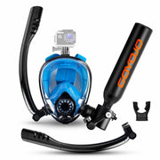 Portable Mini Scuba Tank with Refillable Backup Diving Air Bottle