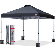 10 by 10 Pop Up Canopy Tent One Person Setup Portable Beach Shelter