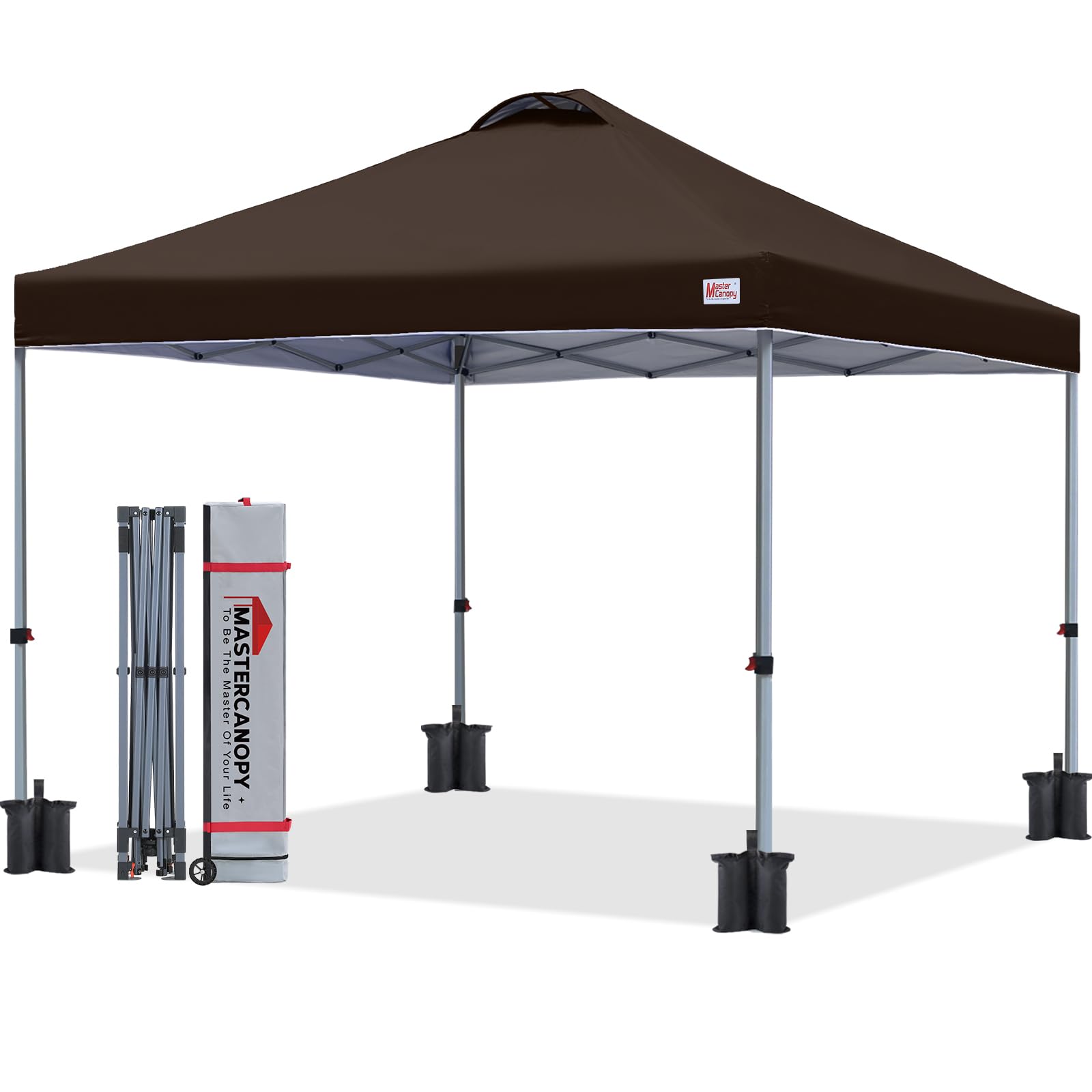 10 by 10 Pop Up Canopy Tent One Person Setup Portable Beach Shelter