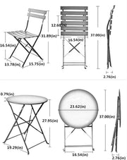 Outdoor Folding Patio Bistro Set