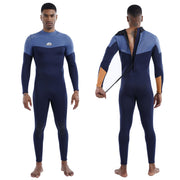 Women Men 2mm 3mm Neoprene Wetsuit Front Back Zip Full Body Dive Suit