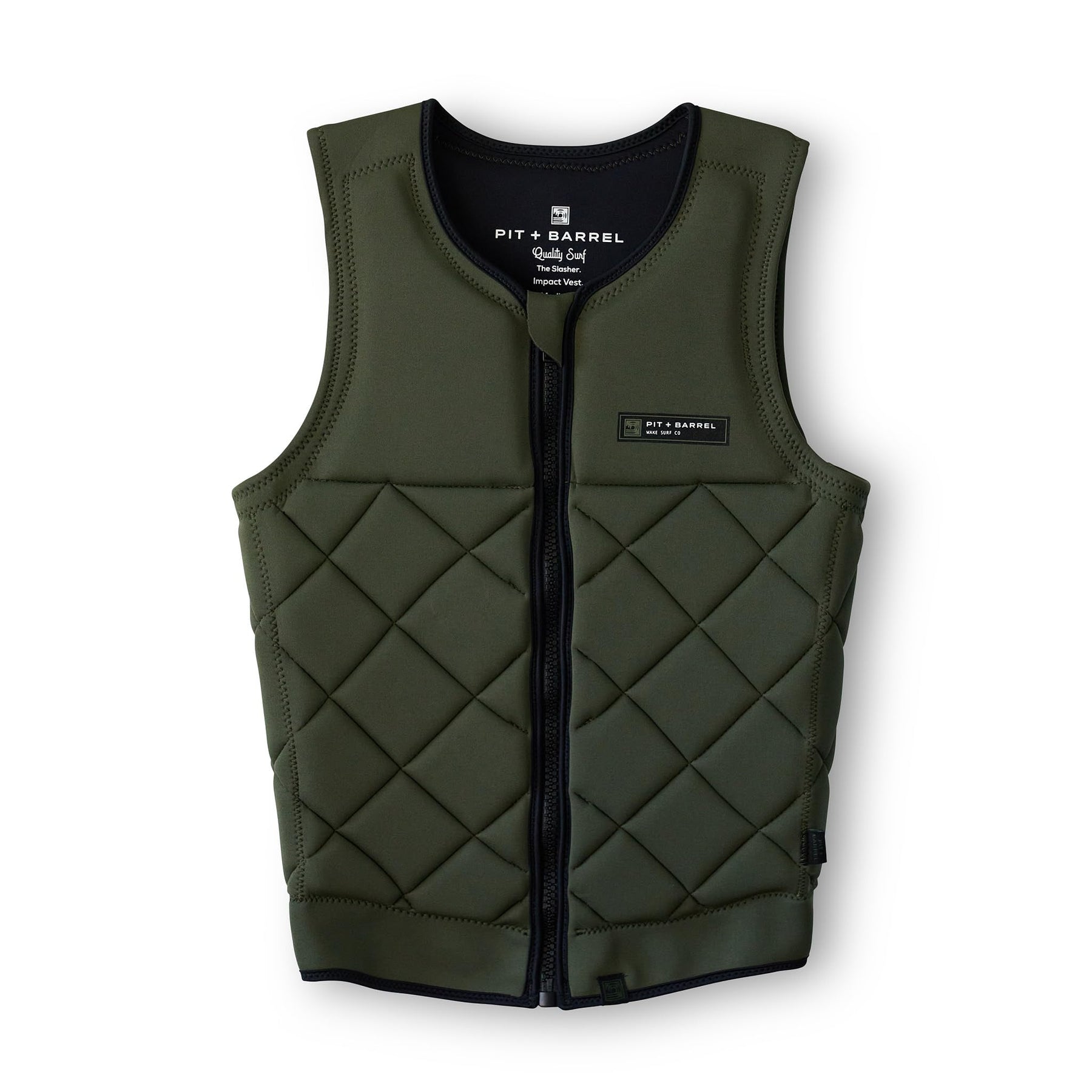 Mens Neoprene Wakesurf Impact Vest for Boating and Watersports