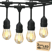 2W Commercial Outdoor String Lights for Patio Garden Lighting