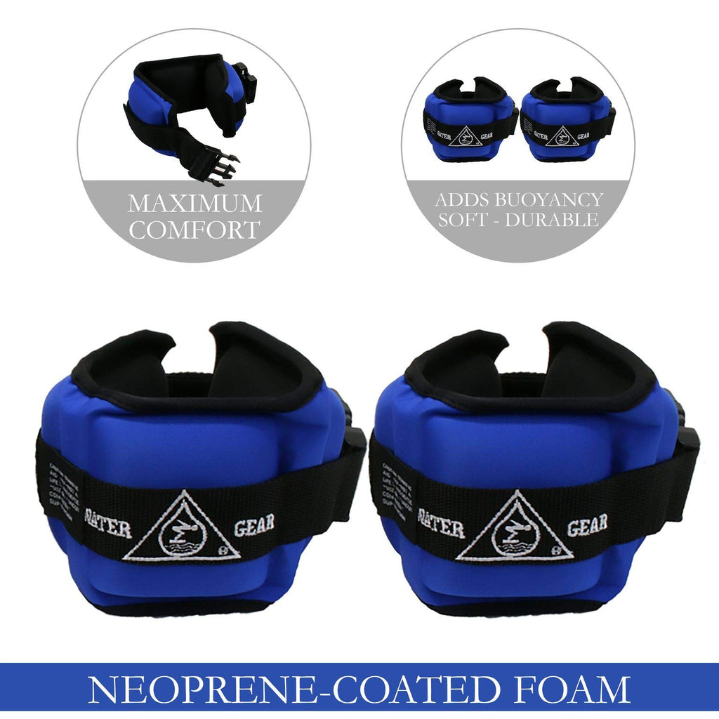 Adjustable Aqua Fitness Cuffs for Ankle Wrist and Pool Workouts