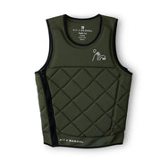 Mens Neoprene Wakesurf Impact Vest for Boating and Watersports