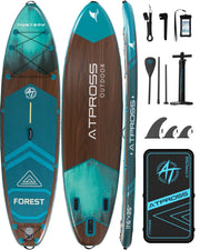 Extra Wide Inflatable Stand Up Paddle Board with SUP Kit and Backpack
