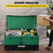 100 Gallon Waterproof Outdoor Storage Deck Box with Galvanized Frame