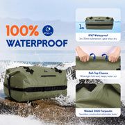 IPX7 Waterproof Roll Top Dry Duffel Backpack