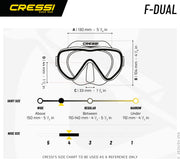 Frameless Single Lens Scuba Mask and Dry Snorkel for Diving