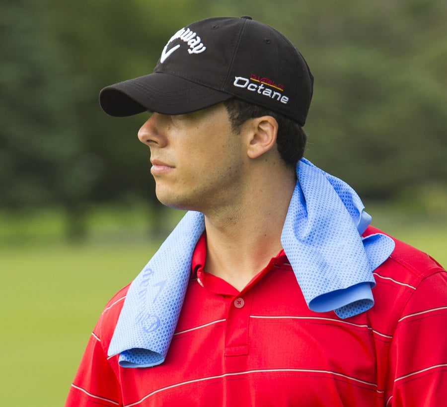 Golf Cooling Towel Blue