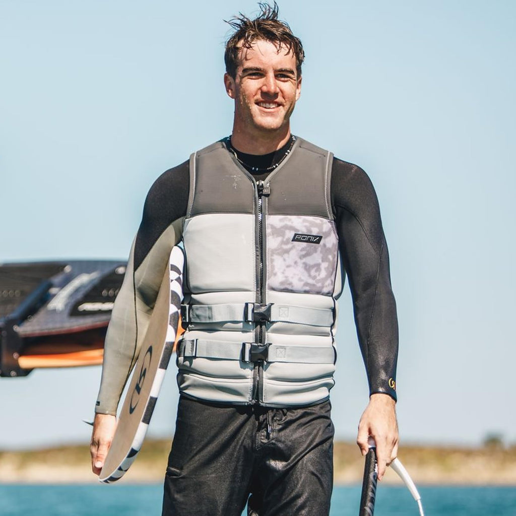 Mens CGA Neoprene Life Jacket Flexible Vest for Wakeboard Wakesurf