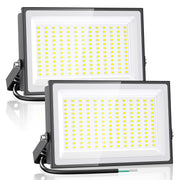 Hardwired Outdoor LED Flood Lights Super Bright IP66 Waterproof 2 Pack