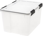 Clear Weathertight Quart Storage Box
