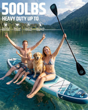 High Capacity Extra Wide Inflatable Stand Up Paddle Board with SUP Kit
