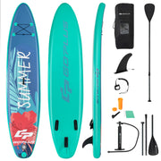 Inflatable Stand Up Paddle Board with Adjustable Paddle and SUP Kit
