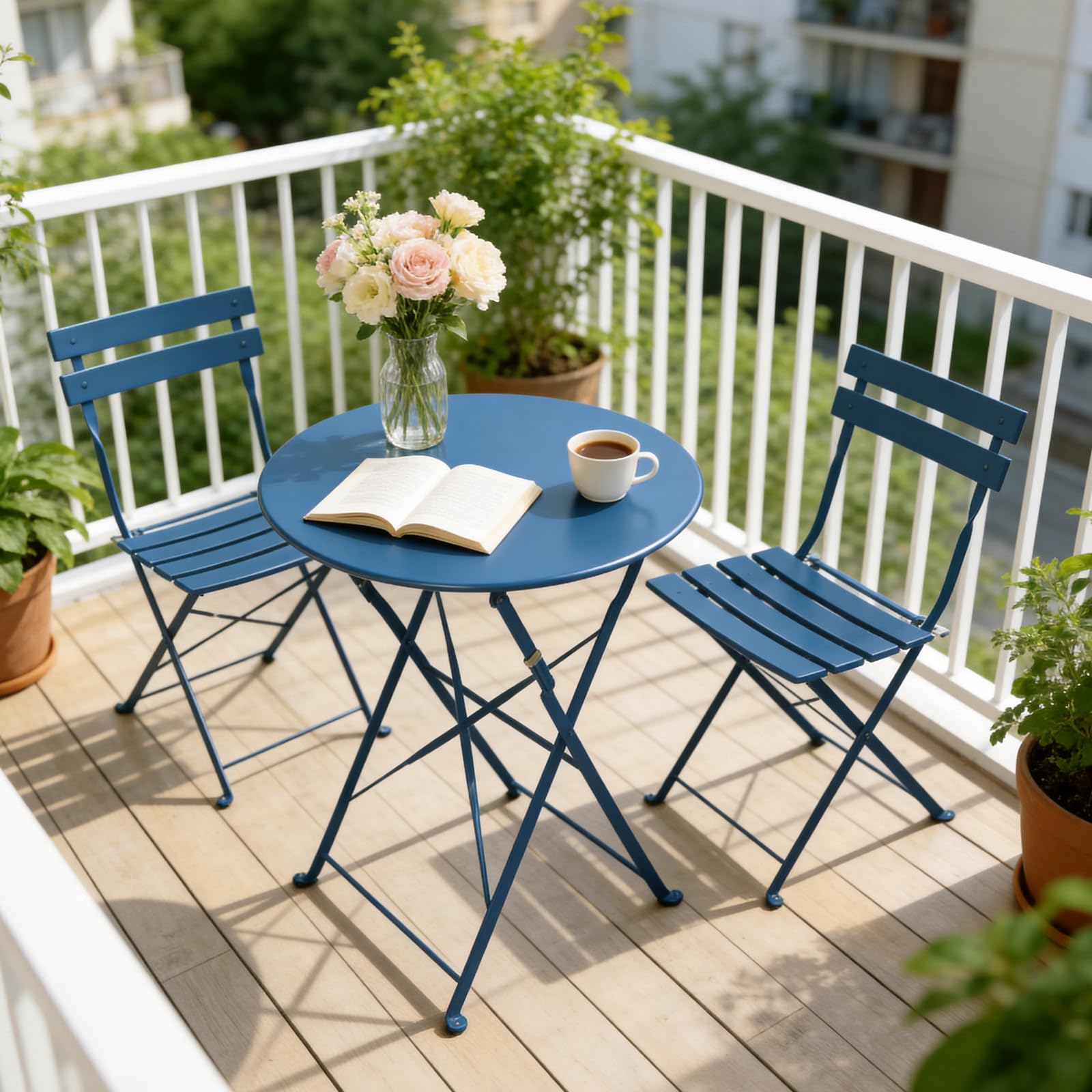 Outdoor Folding Patio Bistro Set