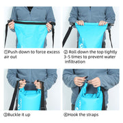 5L 10L 20L 30L 40L Waterproof Dry Bag for Kayaking Camping