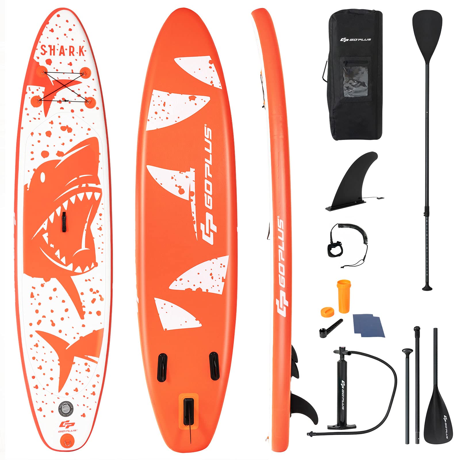 Inflatable Stand Up Paddle Board with Adjustable Paddle and SUP Kit
